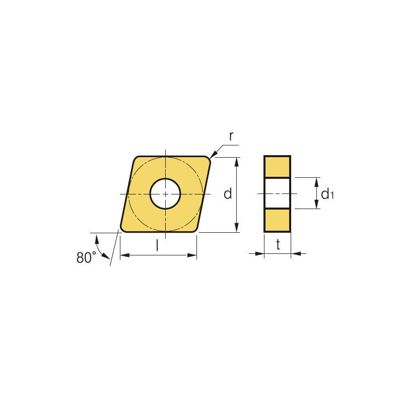 CNMG 1204 Universal Carbide Turning Inserts | R.D. Barrett